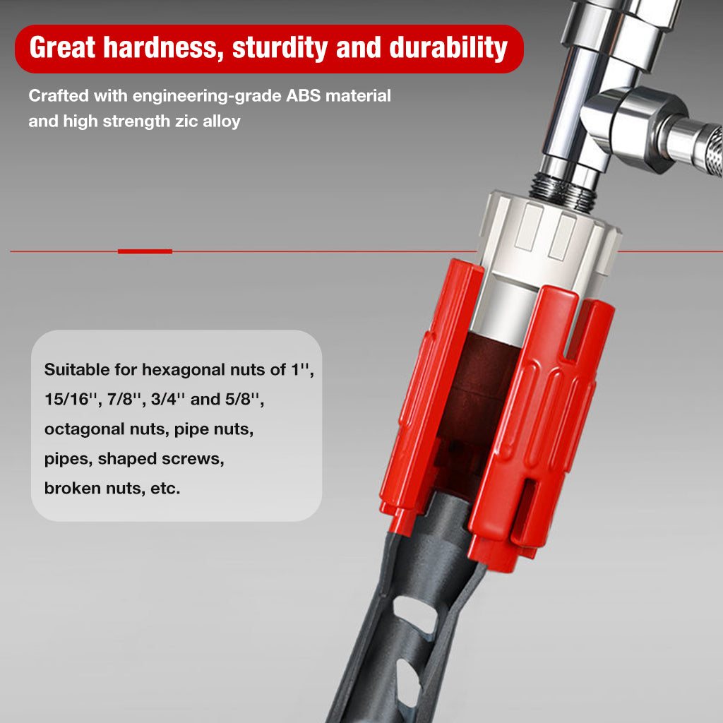 Serplex 24 in 1 Faucet and Sink Installer Multi Tool Adjustable Clamp Width Universal Wrench for Nuts, Pipes, Tee, Wrench Plumbing Tool for Pipe and Tub Drain Removal Nut Wrench Serplex 24 in 1 Faucet and Sink Installer Multi Tool Adjustable Clamp Width Universal Wrench for Nuts, Pipes, Tee, Wrench Plumbing Tool for Pipe and Tub Drain Removal Nut Wrench